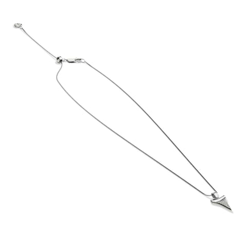 Haifischzahn-Halskette mit Unendlichkeitsverschluss von Lauren Howe | 925er Sterlingsilber | Kristall